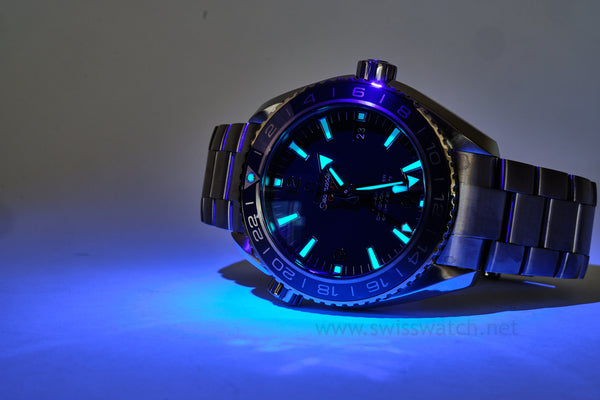 Omega Seamaster Planet Ocean TITANIUM GMT 600 Co-Axial Complete Set 2022