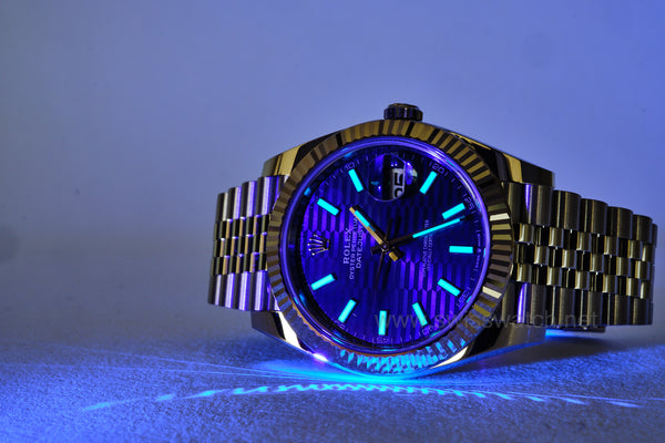 ROLEX Datejust 41 BLUE MOTIF Dial 126334 COMPLETE SET MAY 2023