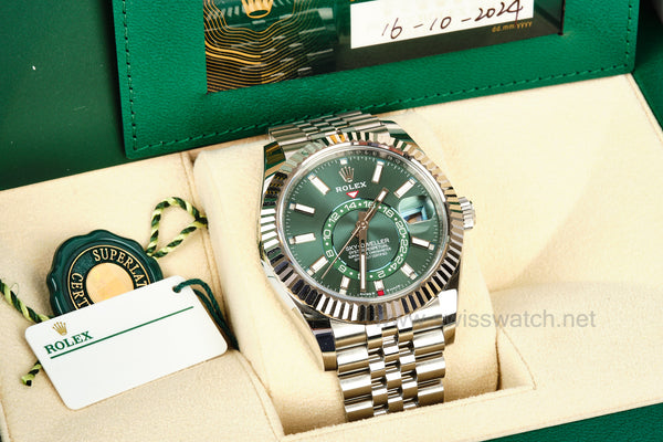 Rolex Sky-Dweller 336934 MINT DIAL COMPLETE SET OCTOBER 2024
