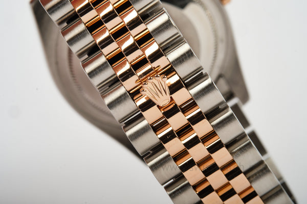 Rolex Datejust 36 116231 EVEROSE - HIDDEN CLASP - PINK DIAL + BOX / WARRANTY PAPER JAN 2006