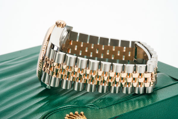 Rolex Datejust 36 116231 EVEROSE - HIDDEN CLASP - PINK DIAL + BOX / WARRANTY PAPER JAN 2006