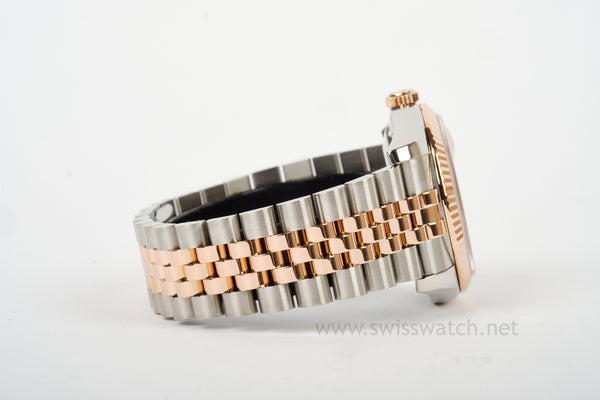 Rolex Datejust 36 116231 EVEROSE - HIDDEN CLASP - PINK DIAL + BOX / WARRANTY PAPER JAN 2006