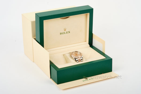 Rolex Datejust 36 116231 EVEROSE - HIDDEN CLASP - PINK DIAL + BOX / WARRANTY PAPER JAN 2006