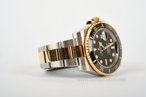 ROLEX 116613LN Submariner Date 18K/SS UNPOLISHED COMPLETE SET 06-2018