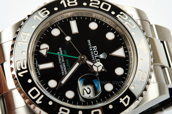 ROLEX GMT MASTER II 116710LN WITH CARD AUGUST 2012