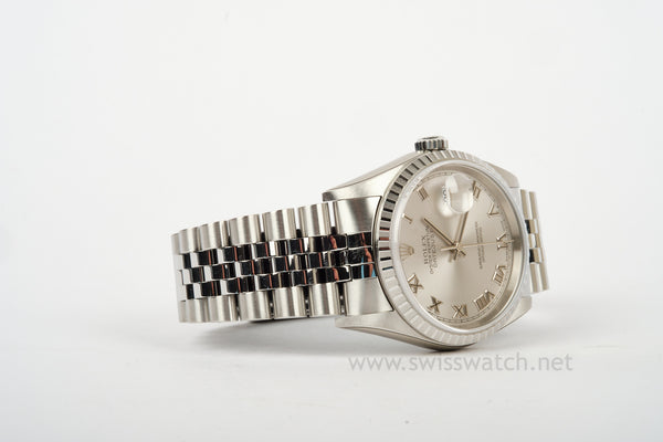 ROLEX 16220 Datejust 36mm UNWORN COMPLETE SET DEC 2005