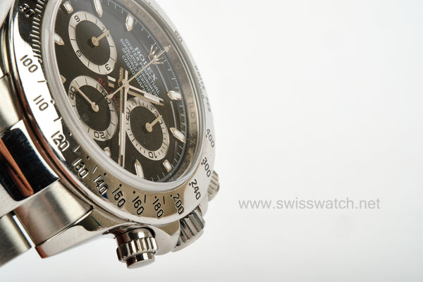 Rolex Daytona ZENITH EL PRIMERO 116520 BLACK DIAL 2009 V SERIAL