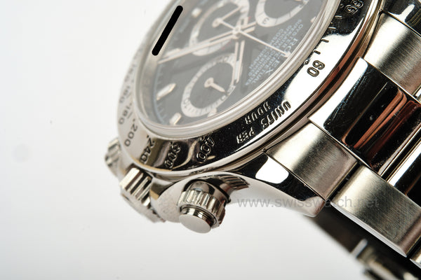 Rolex Daytona ZENITH EL PRIMERO 116520 BLACK DIAL 2009 V SERIAL