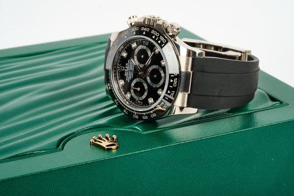 ROLEX 18K White Gold COSMOGRAPH DAYTONA 116519LN - Complete Set JULY 2020