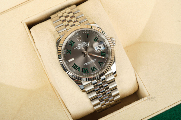 ROLEX Datejust 36mm Wimbledon 126234 Complete Set DEC 2022