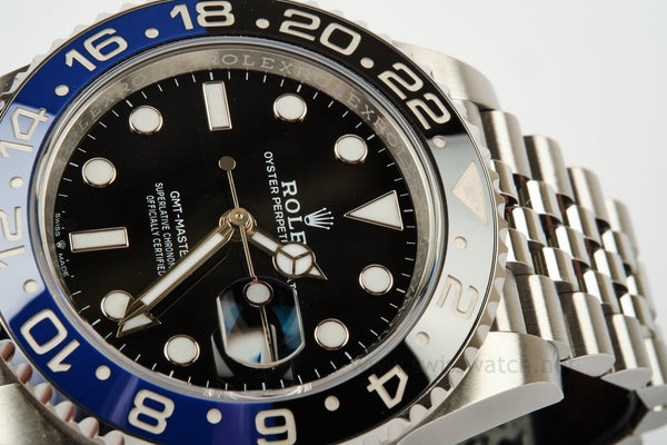 ROLEX GMT MASTER II BATGIRL Jubilee 126710BLNR COMPLETE SET 06-2023