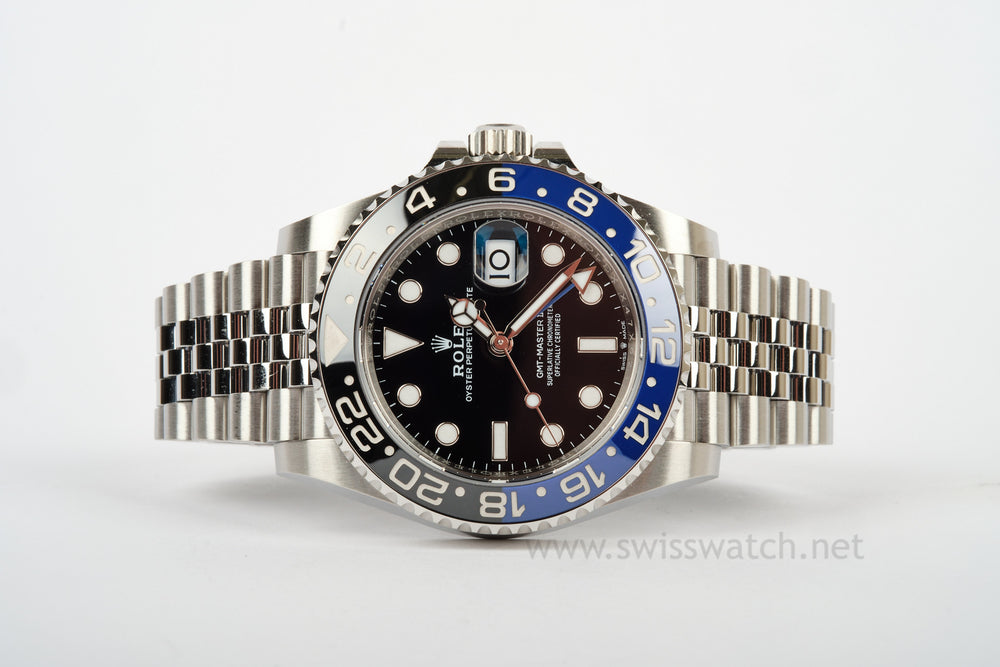 ROLEX GMT MASTER II BATGIRL Jubilee 126710BLNR COMPLETE SET 06-2023