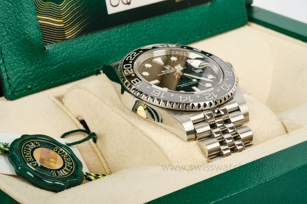 ROLEX GMT MASTER II 126710GRNR COMPLETE SET UNWORN JUNE 2024