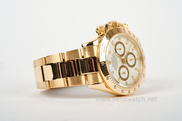 Daytona 18K 116528 White Dial Complete Set MAY 2002