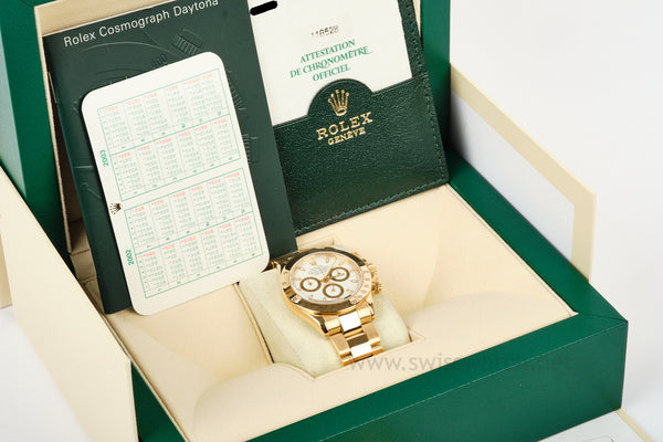 Daytona 18K 116528 White Dial Complete Set MAY 2002