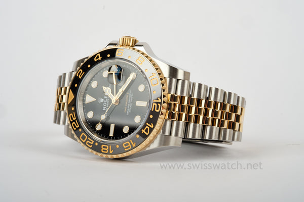 ROLEX GMT MASTER II 126713GRNR SS/18K COMPLETE SET 2025 WHITE SERIAL TAG (BLACK/GRAY)