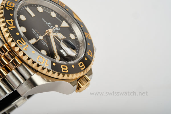 ROLEX GMT MASTER II 126713GRNR SS/18K COMPLETE SET 2025 WHITE SERIAL TAG (BLACK/GRAY)