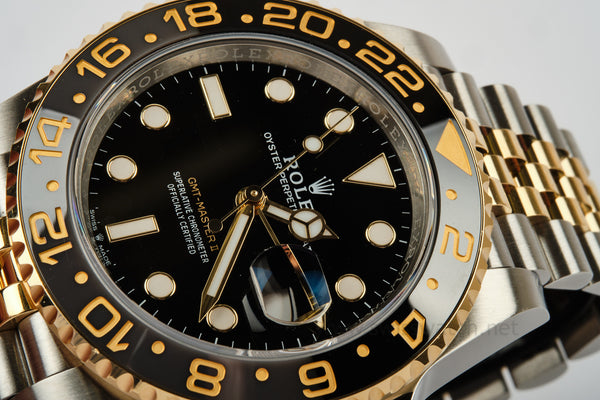 ROLEX GMT MASTER II 126713GRNR SS/18K COMPLETE SET 2025 WHITE SERIAL TAG (BLACK/GRAY)