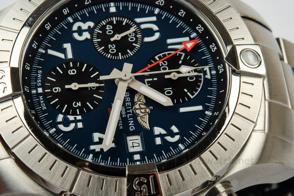 Breitling Avenger Chronograph GMT COMPLETE SET 2023