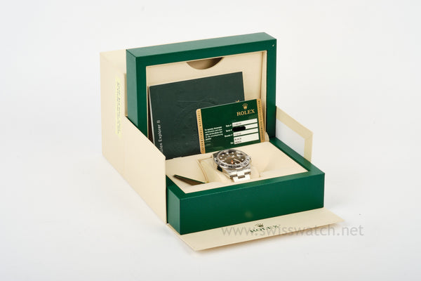 ROLEX Explorer II 216570 BLACK DIAL | COMPLETE SET NOV 2012