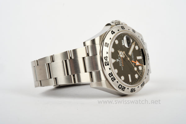 ROLEX Explorer II 216570 BLACK DIAL | COMPLETE SET NOV 2012