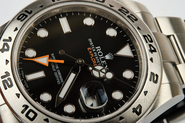 ROLEX Explorer II 216570 BLACK DIAL | COMPLETE SET NOV 2012
