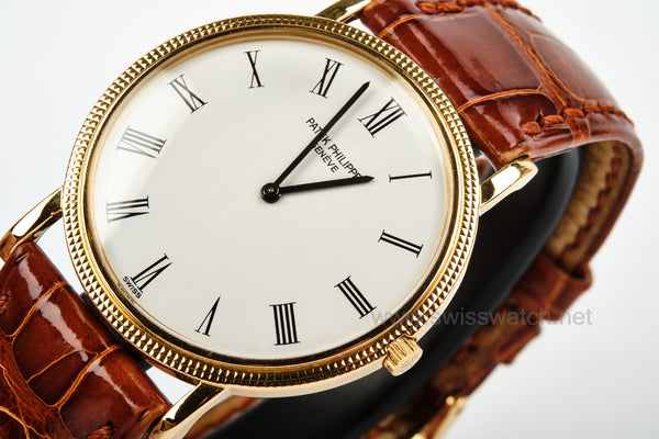 Patek Philippe 32mm 18K Calatrava 3520D Cal 177 SERVICED JUNE 2026