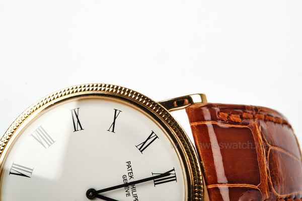 Patek Philippe 32mm 18K Calatrava 3520D Cal 177 SERVICED JUNE 2026