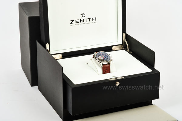 Zenith El Primero 36'000 VpH 03.2046.400/25.C771 COMPLETE SET JUNE 2019 RARE DIAL!