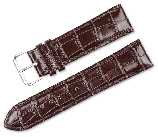 Debeer Crocodile Grain Chrono Short Replacement Watch Band