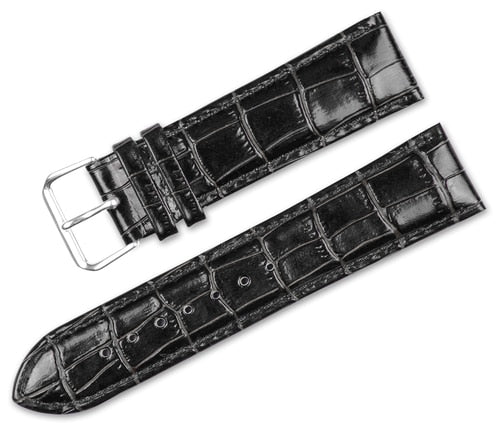 Debeer Crocodile Grain Chrono Short Replacement Watch Band