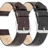 Debeer Alligator Grain Flat Watch Band