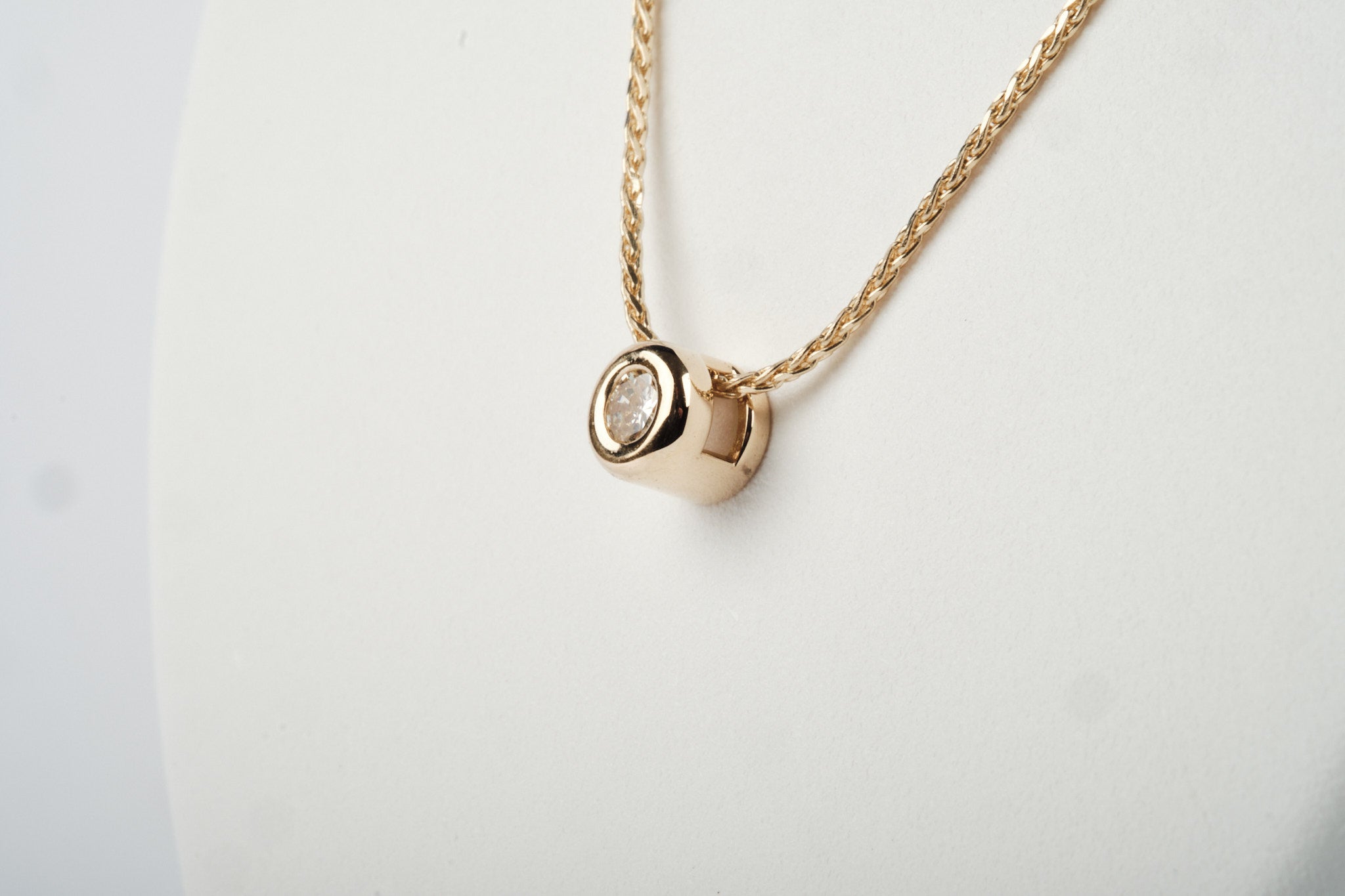 14K Diamond Pendant