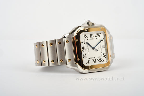 Santos De Cartier W2SA0009 Large Dial COMPLETE SET 06/2024