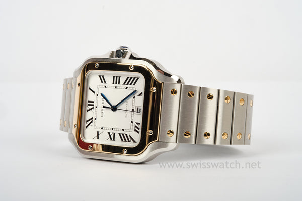 Santos De Cartier W2SA0009 Large Dial COMPLETE SET 06/2024