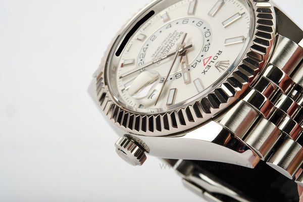 Rolex Sky-Dweller 336934 WHITE COMPLETE SET NOV 2021