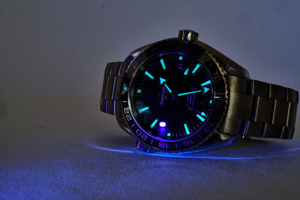 Omega Seamaster Planet Ocean TITANIUM GMT 600 Co-Axial Complete Set 2022