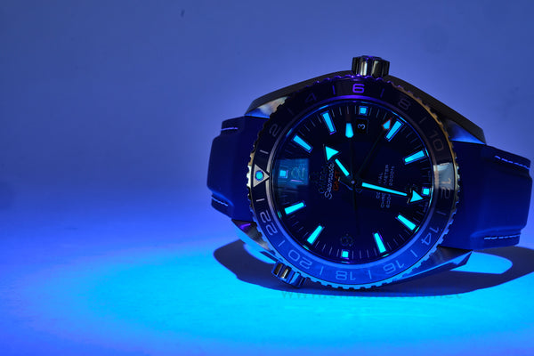 Omega Seamaster Planet Ocean TITANIUM GMT 600 Co-Axial Complete Set FEB 2024