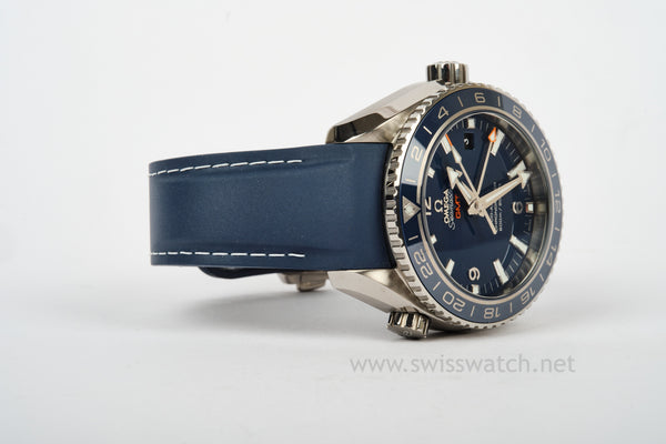 Omega Seamaster Planet Ocean TITANIUM GMT 600 Co-Axial Complete Set FEB 2024