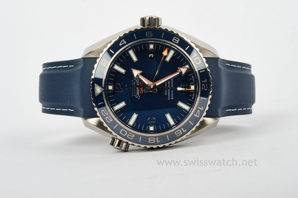 Omega Seamaster Planet Ocean TITANIUM GMT 600 Co-Axial Complete Set FEB 2024