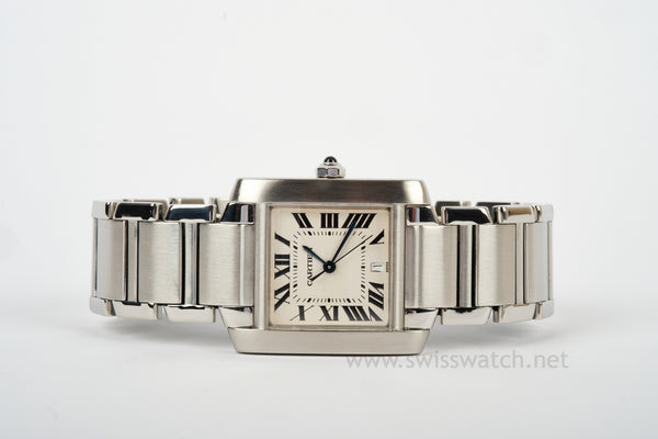 Cartier Tank Française 2302 COMPLETE SET APRIL 2006