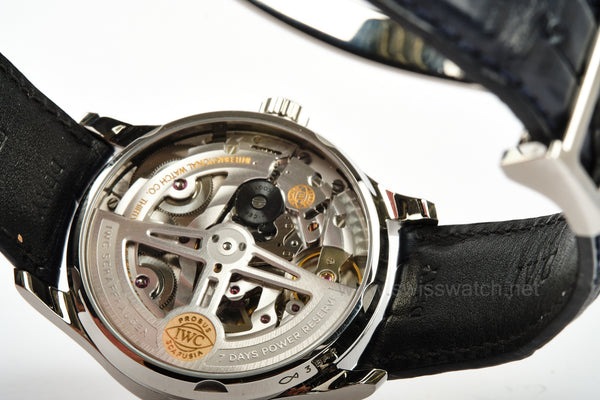 IWC Portuguese Automatic IW500715 FACTORY WARRANTY TO COMPLETE SET MAY 2029 SILVER DIAL