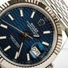 ROLEX Datejust 41 BLUE MOTIF Dial 126334 COMPLETE SET MAY 2023