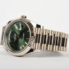 ROLEX Day-Date 40 "President" Grey Gold 18K REF: 228239 Olive Dial Never Polished