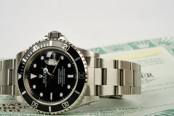 ROLEX Submariner 16610 PAPERS A Serial 1999