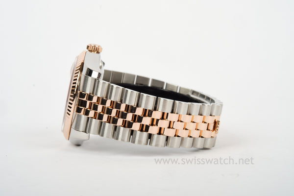 Rolex Datejust 36 116231 EVEROSE - HIDDEN CLASP - PINK DIAL + BOX / WARRANTY PAPER JAN 2006