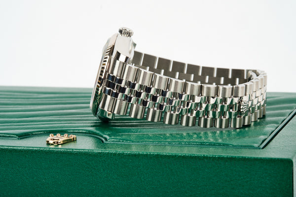 Rolex Datejust 36 Silver Dial Hidden Clasp 116234 COMPETE SET 04-2016