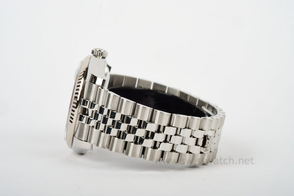 Rolex Datejust 36 Silver Dial Hidden Clasp 116234 COMPETE SET 04-2016