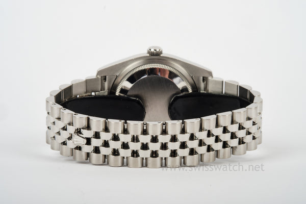 Rolex Datejust 36 Silver Dial Hidden Clasp 116234 COMPETE SET 04-2016