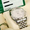 Rolex Datejust 36 Silver Dial Hidden Clasp 116234 COMPETE SET 04-2016